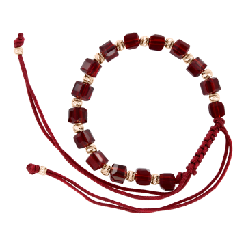 Bracelet in red gold of 585 assay value 