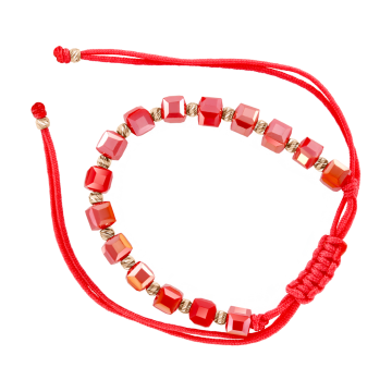 Bracelet in red gold of 585 assay value 