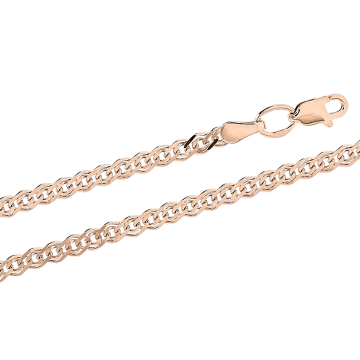 Bracelet/chain in red gold of 585 assay value 
