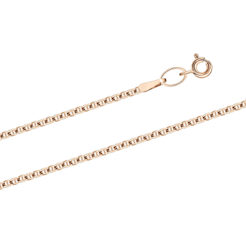 Chain in red gold of 585 assay value 50 cm