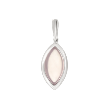 Серебряная подвеска 925 пробы. Вставка: Кварц 