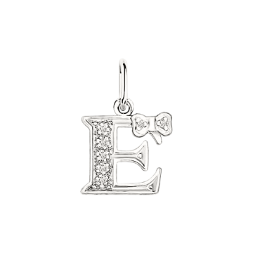 Silver pendant with cubic zirconia 
