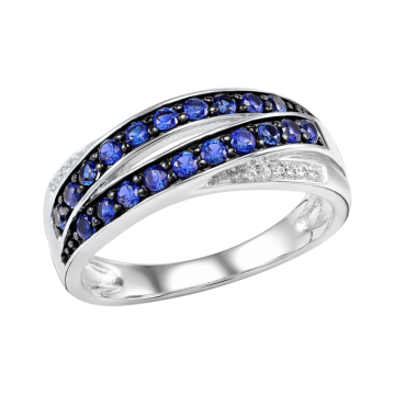 Damen-ring aus 925er Silber mit Zirkonia 