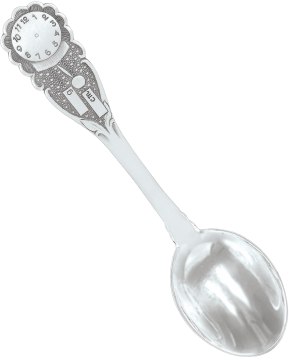 Infant silver spoon 