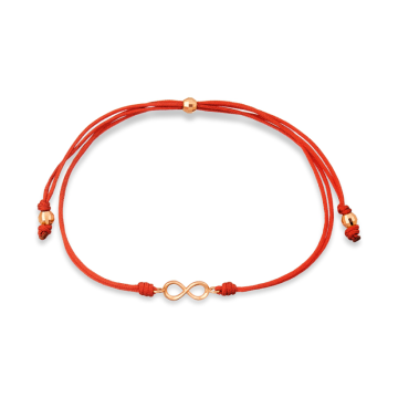 Bracelet in red gold of 585 assay value 