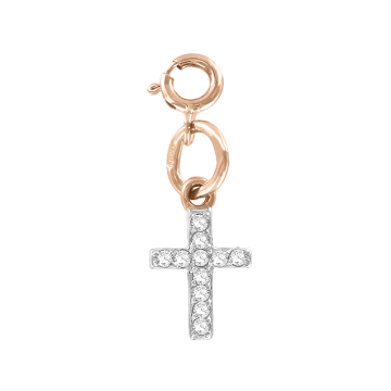 Anhänger aus Rotgold 585 mit Zirkonia 