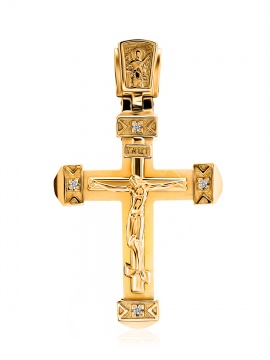 Anhänger aus Silber 925° Rotgold vergoldet mit Bernstein 