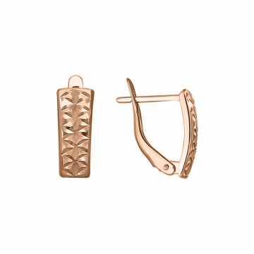 Ohrringe aus Rotgold 585° 