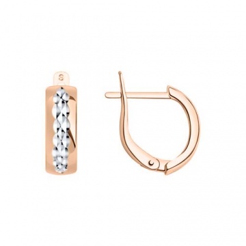 Ohrringe aus Rotgold 585° 