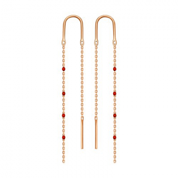 Ohrringe aus Rotgold 585° 