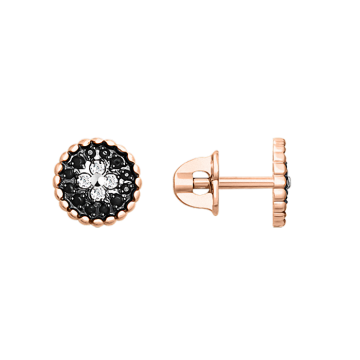 Ohrstecker aus Rotgold 585° mit Zirkonia 