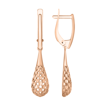 Ohrringe aus Rotgold 585° 