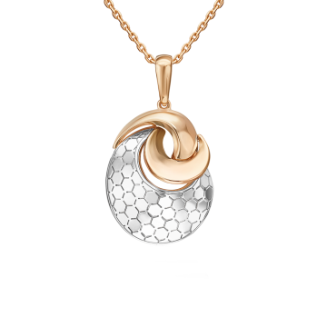 Anhänger aus Rot/ Weiß/ Gelbgold 585° 