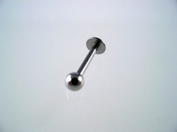 Piercing aus chirurgischem Stahl für die Lippe 