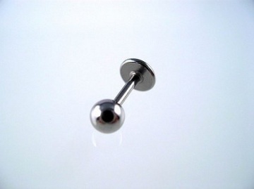 Piercing aus chirurgischem Stahl für die Lippe 