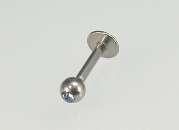 Piercing aus chirurgischem Stahl für die Lippe 