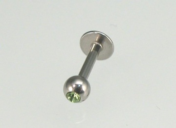 Piercing aus chirurgischem Stahl für die Lippe 