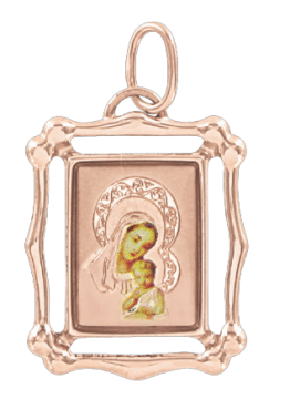 Anhänger Ikone aus Rotgold 585° 