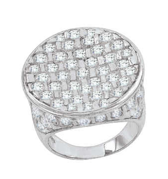 Серебряные серьги 925 пробы. Вставка: Фианит 