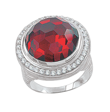 Damen-ring aus 925er Sterling Silber mit Zirkonia 