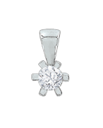 Anhänger 925er Sterling Silber mit Zirkonia 