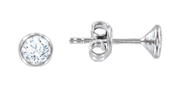 Ohrstecker aus 925er Sterling Silber mit Zirkonia 