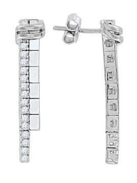 Ohrstecker aus Silber 925° mit Zirkonia 