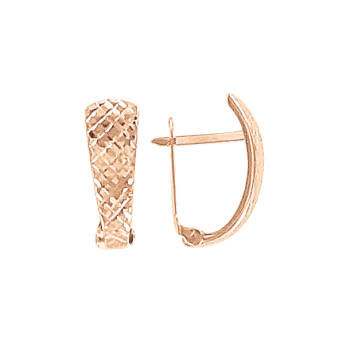 Ohrringe aus Rotgold 585° 