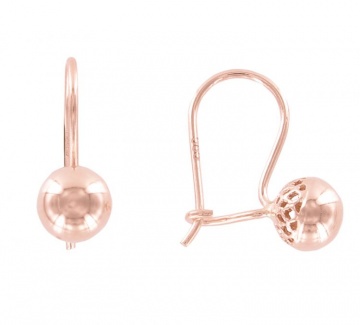 Kinder Ohrhänger aus Rotgold 585° 