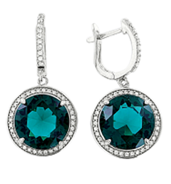 Ohrringe aus 925er Sterling Silber mit Zirkonia 