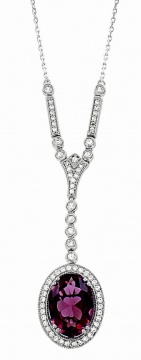 Pendants in Silver 925 - Tourmaline, cubic zirconia 