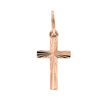Kreuzanhänger aus Rotgold 585° 