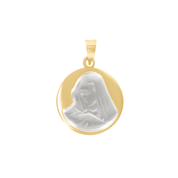 Подвеска из желтого золота 585 пробы 