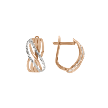 Ohrringe aus Rotgold 585° 