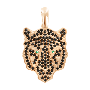 Anhänger aus Rotgold 585° mit Zirkonia 