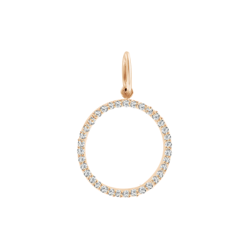 Anhänger aus Rotgold 585 mit Zirkonia 