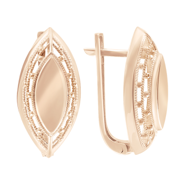 Ohrringe aus Rotgold 585° 