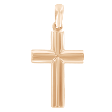 Kreuzanhänger aus Rotgold 585° 