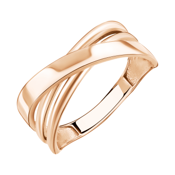 Rotgold 585° Damenring 