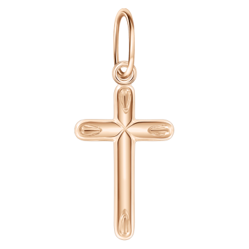 Kreuzanhänger aus Rotgold 585 