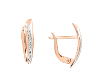 Kinder Ohrringe aus Rotgold 585° 