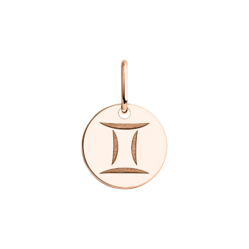 Anhänger Sternzeichen Zwillinge aus Rotgold 585° 