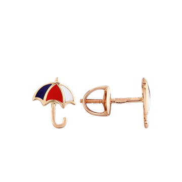 Ohrstecker aus Rotgold 585° 