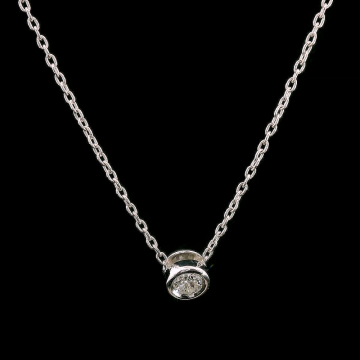 Weißgold 585° Kette mit Anhänger 