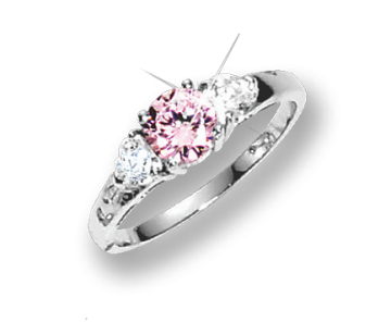 Damen-ring aus 925er Silber mit Zirkonia 