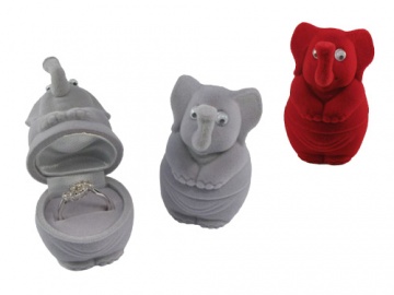 Schmuck Etui, Geschenkkästchen Grau