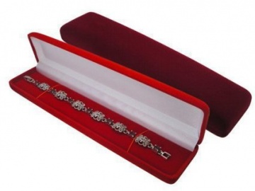 Schmuck Etui, Geschenkkästchen Rot