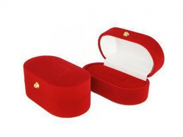 Schmuck Etui, Geschenkkästchen Dunkelrot