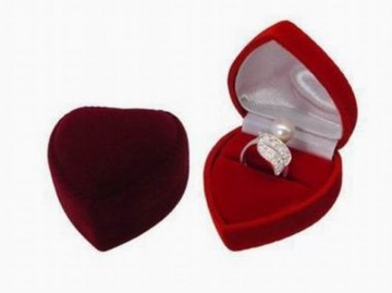 Schmuck Etui, Geschenkkästchen Bordeaux Rot