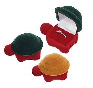 Schmuck Etui, Geschenkkästchen Braun/Rot